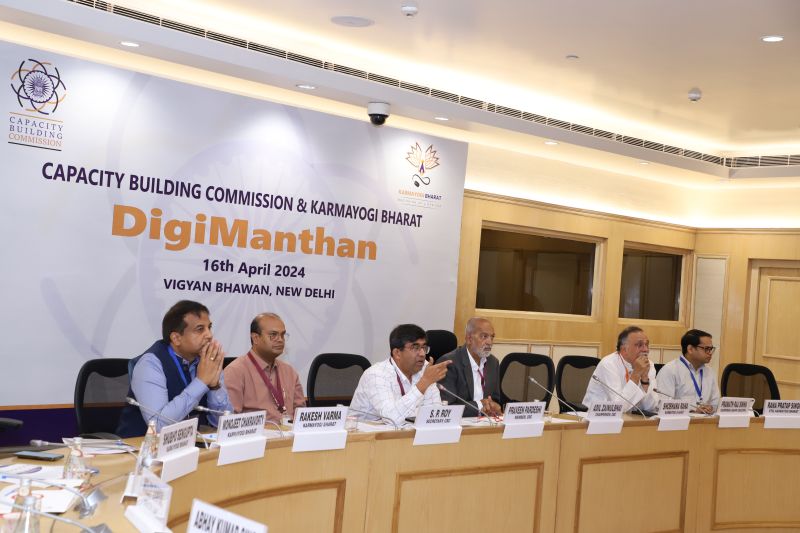 Capacity Building Commission and Karmayogi Bharat jointly hosted ‘DigiManthan’ at Vigyan Bhawan. Event date:16 April 2024 - Image 4
